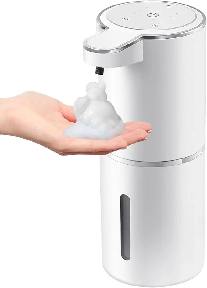 Gotofine Automatic Foaming Soap Dispenser, 4-Level Adjustable Foam, Wall Mount, USB Rechargeable, 12.8oz/380ml, Touchless Hand & Dish Soap Dispenser for Bathroom, Kitchen, Hotel, Restaurant - ModernBath