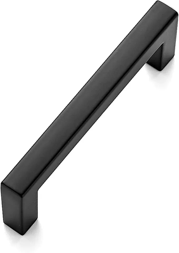 Ravinte Square Bar 3 Inch Slim Drawer Handles - Matte Black Drawer Pulls - ModernBath