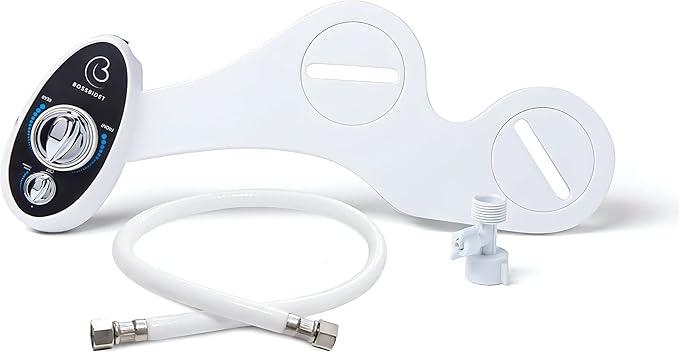 BossBidet, Luxury Bidet Toilet Seat Accessory - Water Sprayer Attachment to Clean Your Rear End. For Men, Women, Children - Non-Electric, Dual Nozzles, Aesthetic Design - Home & Bathroom Accessories - ModernBath