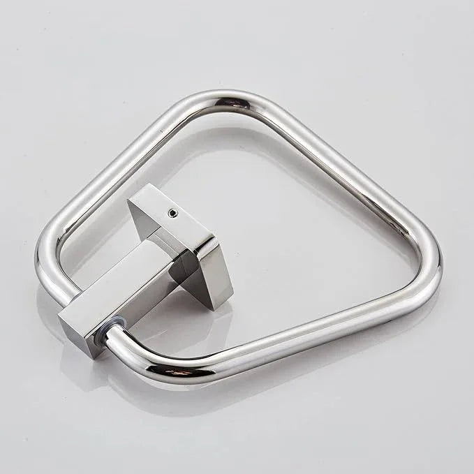 Chrome Towel Ring for Bathroom, Kitchen Bath Towel Holder Hangers Wall Mount Heavy Duty Stainless Steel - ModernBath