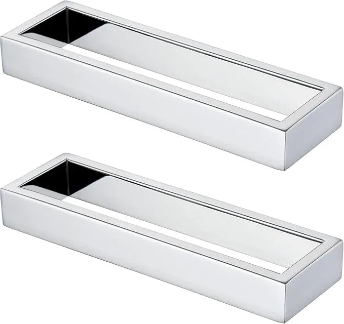 KOKOSIRI Towel Ring Chrome Hand Towel Bars Rack 9-Inch Kitchen Holders Polished Stainless Steel Bathroom Hardware Wall Mounted, 2 Pack B4008CH-L9-P2 - ModernBath