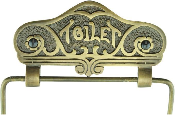 Renovators Supply Toilet Paper Holder - Antique Wall Mount Toilet Paper Holder - Sanitary Paper Holder - Vintage Bathroom Decor - Colonial Tissue Holder - Antique Brass, Victorian, Pack of 1 - ModernBath