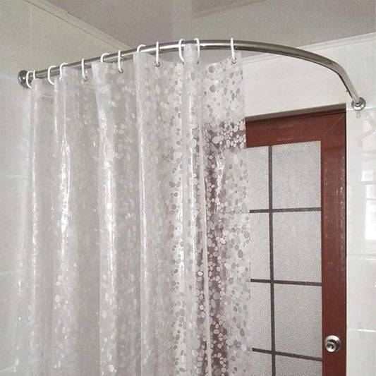 WELTRXE Extra Long Shower Curtain Liner, 72 x 78 Inch EVA Water Repellent Shower Curtain with 3 Magnets, Heavy Duty, No Smell, Chlorine Free Shower Liner for Shower Stall, Bathtubs, 12 Hooks - ModernBath