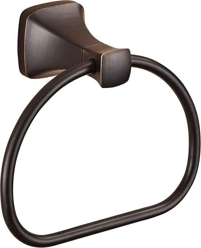 KOCUUY Bronze Towel Holder, Oil Rubbed Bathroom Towel Ring, Bath Hand Towel Hangers Wall Mounted Farmhouse Rustic ORB - ModernBath