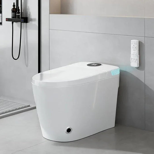 ZAOZUO Smart Toilet with Built-In Bidet, Heated Seat & Child Mode, Multiple Flushing Modes, Self-Cleaning Nozzle & Tankless One Piece Elongated Toilet - ModernBath