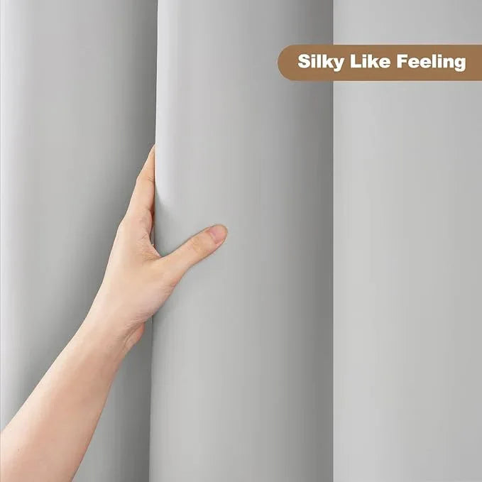 UFRIDAY Grey Shower Curtain Liner Premium PEVA 72 x72 inch,Heavy Duty Shower Curtain with 3 Weighted Magnets, Plastic Waterproof Grey Shower Curtains for Bathroom with 12 Hooks - ModernBath