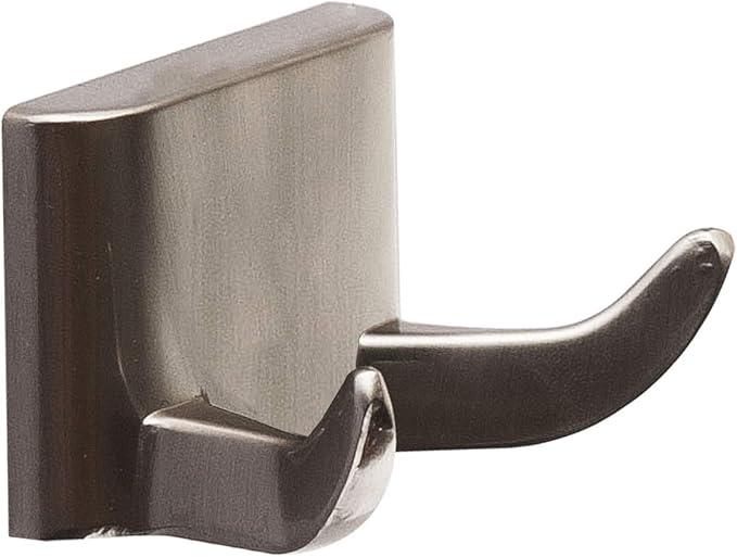 SENTO Cellar Classic Bathroom Accessories Set, Heavy Duty Metal Bath Hardware Set Wall Mounted, Includes Robe Hook, Toilet Paper Holder, Towel Ring, 18” & 24” Towel Bar (5-Piece, Satin Nickel) - ModernBath