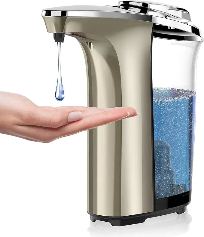 PZOTRUF Automatic Soap Dispenser, Touchless Dish soap Dispenser 17oz/500ml with Upgraded Infrared Sensor, 5 Adjustable Soap Dispensing Levels, Liquid Hand soap Dispenser for Bathroom & Kitchen - ModernBath