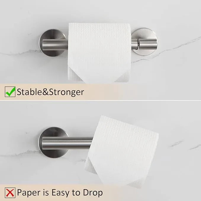 BGL Toilet Paper Holder Brushed Nickel Wall Mount, Brush Nickel Bathroom Toilet Paper Holder Brushed Nickel SUS 304 Stainless Steel, Double Post Pivoting Toilet Paper Roll Holder for Bathroom RV - ModernBath