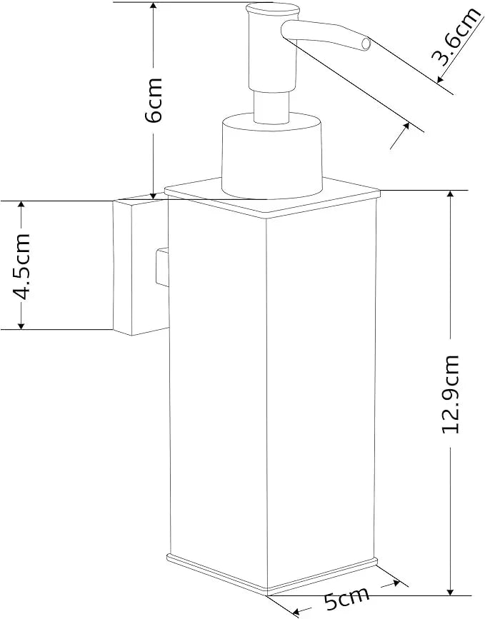 BGL Soap Dispenser Stainless Steel 304 Wall Mount Gold Liquid and Soap Dispenser for Kitchen and Bathroom - ModernBath