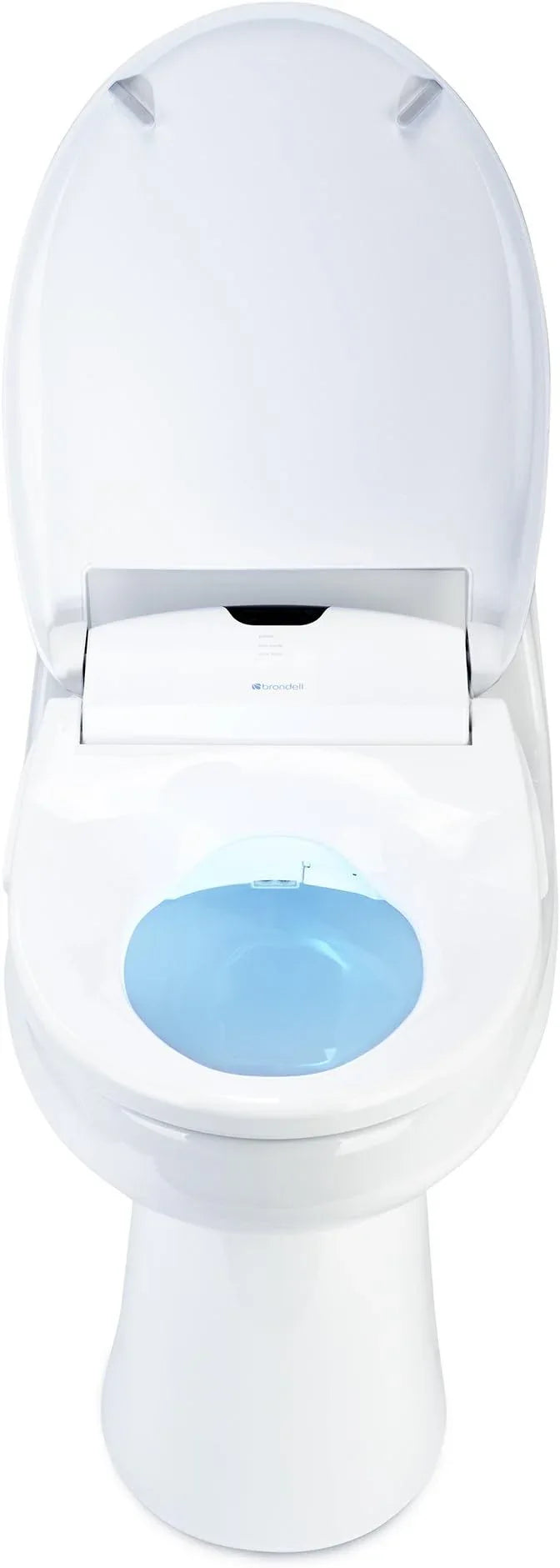 Brondell Bidet Toilet Seat S1400, Smart Toilet Seat, Dual Stainless-Steel, Self-Cleaning Nozzle With Clean Plus Technology, Endless Warm Water Bidet, Warm Air Dryer-Nightlight, Heated Seat, Elongated - ModernBath