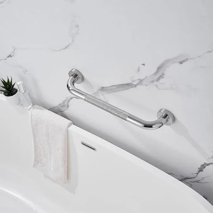 Rackickyer Shower Grab Bar, 2 Pack 24 Inch Bathroom Grab Bar, 1.25" Diameter 304 Stainless Steel Anti-Slip Grab Bars for Bathtubs and Showers, Handicap Shower Grab Bar for Seniors Elderly - ModernBath