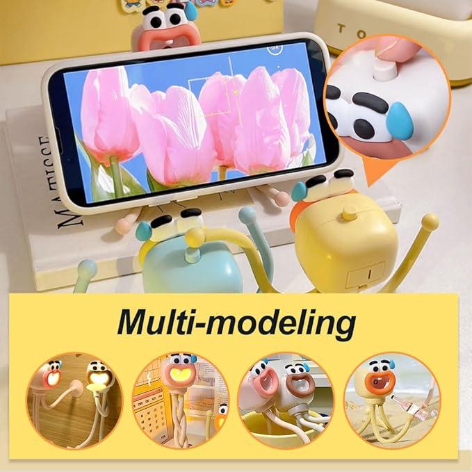 Changeable Shape Funny Night Light,2025 DIY Shape Night Lights for Adults Boys Girls Room,Night Light for Bedroom Bathroom Hallway Kitchen Christmas Decorations (White) - ModernBath