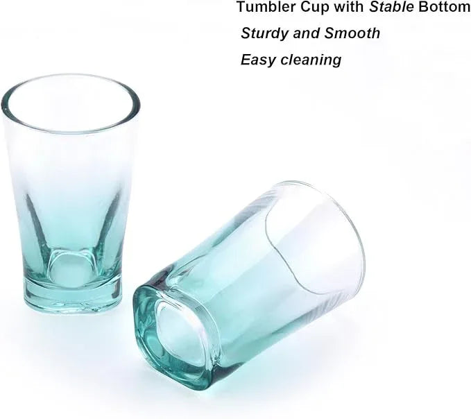 Jincrop Teal Glass Bathroom Accessories Set 5 Pieces – Green Bathroom Set with Soap Dispenser, Toothbrush Holder, 2 Tumbler Cups, Soap Dish - ModernBath