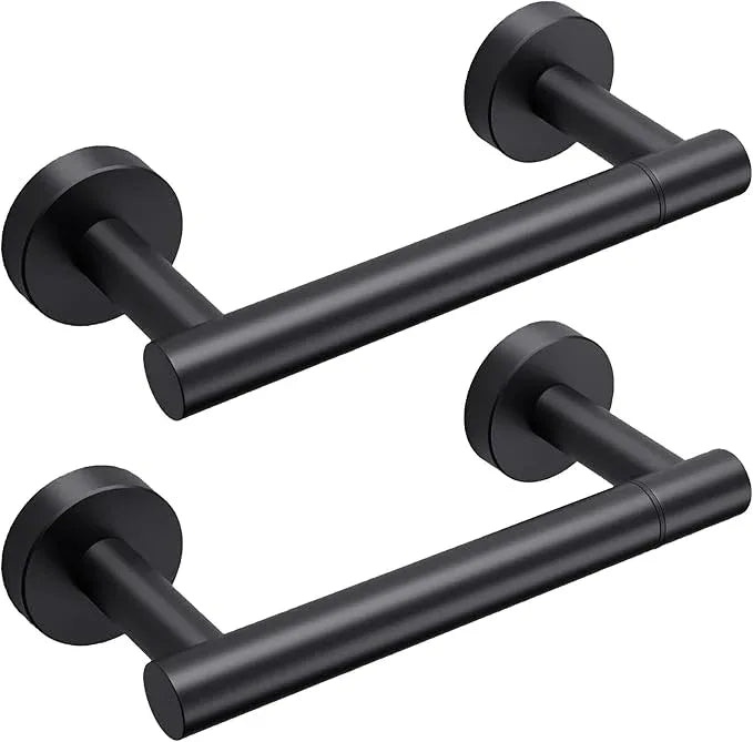 Day Moon™ (2 Pack) Matte Black Toilet Paper Holder - Black Toilet Paper Holder Wall Mount - ModernBath
