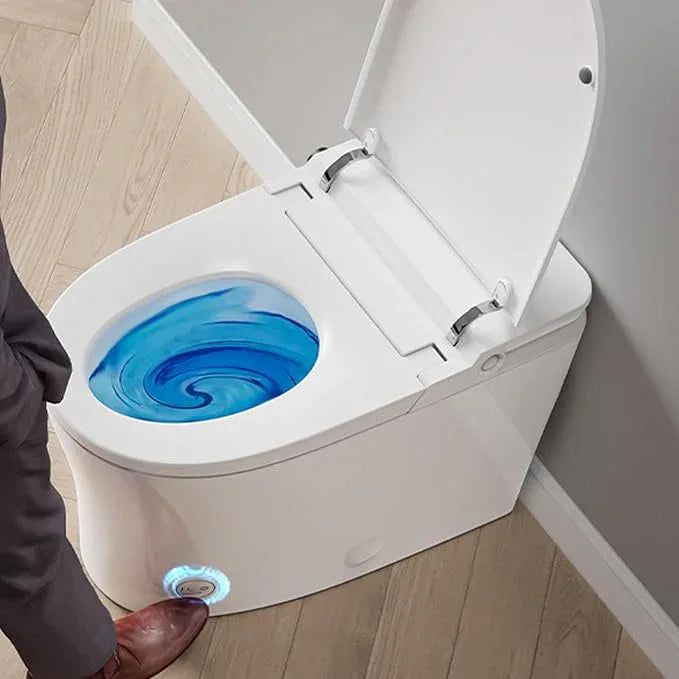 Rivix Smart Toilet with Auto Opening Lid, Smart Toilet with Bidet Built-In & Premium Ceramic Glaze,Bidet Toilet ADA Comfort Height, Auto Deodorization, Night Light, One-Piece Design - ModernBath