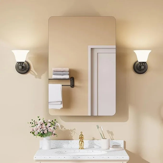 Rresyet 24×36 Bathroom Mirror Cabinet with 3X Magnifying Mirror, Adjustable Shelves, Bathroom Mirror with Storage, Recessed or Wall Mounted Medicine Cabinet for Jewelry,Masks & Beauty Tools - ModernBath