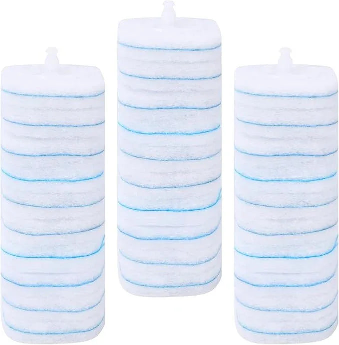30 Count Disposable Toilet Brush Refills, Toilet Refill Pads Compatible with Oshang Toilet Brush, Bathroom Cleaning Heads - ModernBath