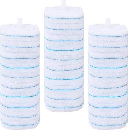 30 Count Disposable Toilet Brush Refills, Toilet Refill Pads Compatible with Oshang Toilet Brush, Bathroom Cleaning Heads - ModernBath