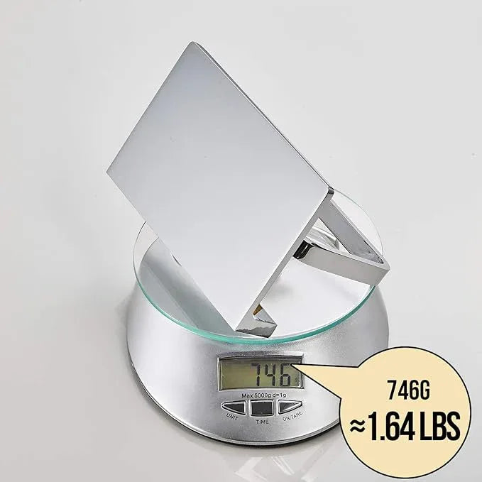 Toilet Roll Paper Holder for Bathroom Solid Brass and Superior Hotel Style Tissue Roll Holder with Cell Phone Storage Polished Chrome Finished - ModernBath