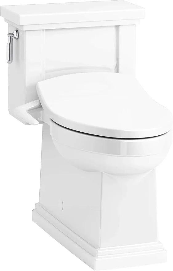 Kohler PureWash M250 Manual Elongated Bidet Toilet Seat, White, Quiet-Close Lid Prevents Slamming, Cool Water, Easy Installation with Quick-Release Hinges, Adjustable Spray Position & Pressure - ModernBath