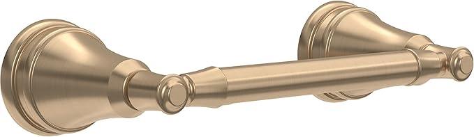 Delta Mylan (1-Pack) Toilet Paper Holder Champagne Bronze Pivoting Tissue Roll Rod, Organization and Storage, Wall Mounteded Gold Bathroom Accessories MYN50-CZ - ModernBath