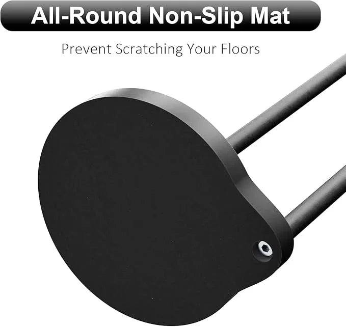 Toilet Paper Holder for Bathroom, Heavy Weighted Metal Free Standing Toilet Paper Storage with Crystal Ball, Toilet Paper Stand for Bathroom Accessories, Matte Black [Holds MEGA Rolls] - ModernBath