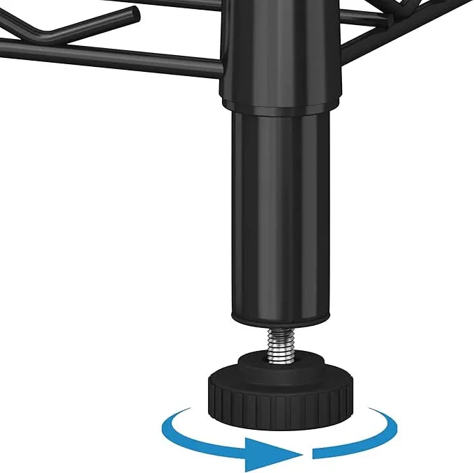 HOMEFORT Storage Shelves, 3-Wire Shelving, Metal Shelving Unit Adjustable Storage Shelves Rack for Kitchen, Pantry, Bathroom, Black, 15.7" W x 11.4" D x 30" H - ModernBath