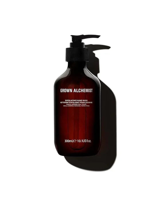 Grown Alchemist Exfoliating Hand Wash. Vanilla, Orange Peel + Pumice & Aloe. Gentle Cleanser Softens & Revitalizes Skin, 10.1 Ounce (300mL). - ModernBath