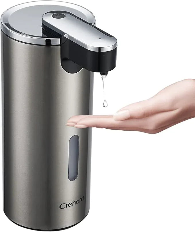Automatic Soap Dispenser, Automatic Soap Dispenser Touchless, Kitchen & Bathroom, 3 Adjustable Volume for Liquid Soap, Water-Resistant, Hotel, Restaurant and School, Clog-Free, Stainless Steel - ModernBath