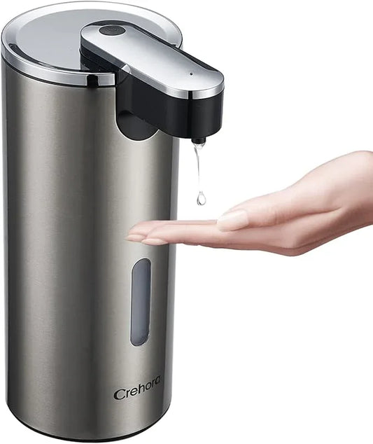 Automatic Soap Dispenser, Automatic Soap Dispenser Touchless, Kitchen & Bathroom, 3 Adjustable Volume for Liquid Soap, Water-Resistant, Hotel, Restaurant and School, Clog-Free, Stainless Steel - ModernBath