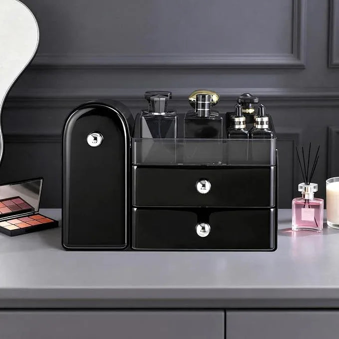 Makeup Organizer,Vanity Organizer with Makeup Brush Holder,Large Skincare Organizers and Bathroom Countertop Organizer,Storage Lipstick,Perfume,Nail Polish,Beauty,Hair Accessories,Gifts for Women - ModernBath