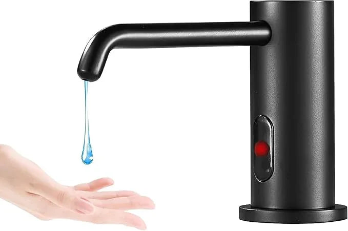 Automatic Soap Dispenser Touchless for Kitchen and Bathroom, Sink Built in Commercial Electric Soap Dispenser,Upgraded Infrared Sensors Brass Material, with Bottle and Pump 33.81oz/1000ml - ModernBath