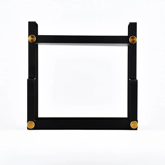 FFK 2 Tier Countertop Organizer, Cosmetic Organizer, Storage Shelf for Cabinet, Countertop, Pantry, Desktop, Ideal for Bathroom, Kitchen, Office (Black) - ModernBath