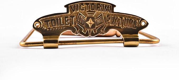 Renovators Supply Toilet Paper Holder - Antique Wall Mount Toilet Paper Holder - Sanitary Paper Holder - Vintage Bathroom Decor - Colonial Tissue Holder - Polished Brass, Victorian, Pack of 1 - ModernBath