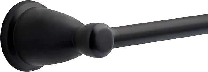 Franklin Brass Kinla 3-Piece Bathroom Set Matte Black 24" Towel Bar Rack, Toilet Paper Holder, Ring KIN3PC-MB - ModernBath