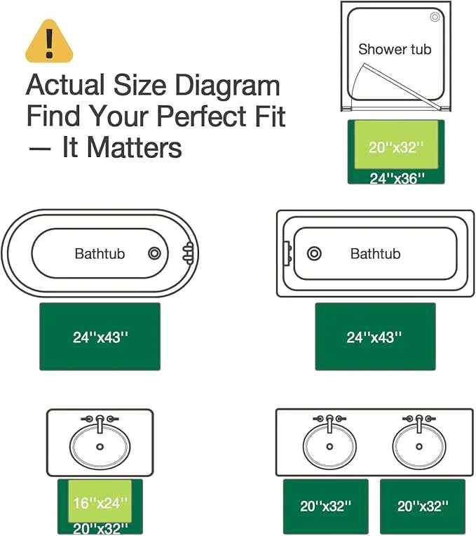 LUMI Bathroom Rugs Non Slip with Rubber Backing, Extra Soft Plush Microfiber Bath Rug Absorbent, Machine Washable Bath Mat Quick Dry for Tub, Shower, Hotel, Light Grey, 24"x36" - ModernBath