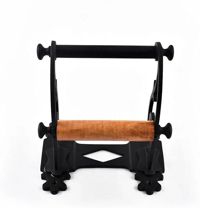 Renovators Supply Manufacturing Toilet Paper Holder Stand Wall Mount 6.5 in.Black Aluminum Toilet Paper Roll Holder with Mounting Hardware - ModernBath
