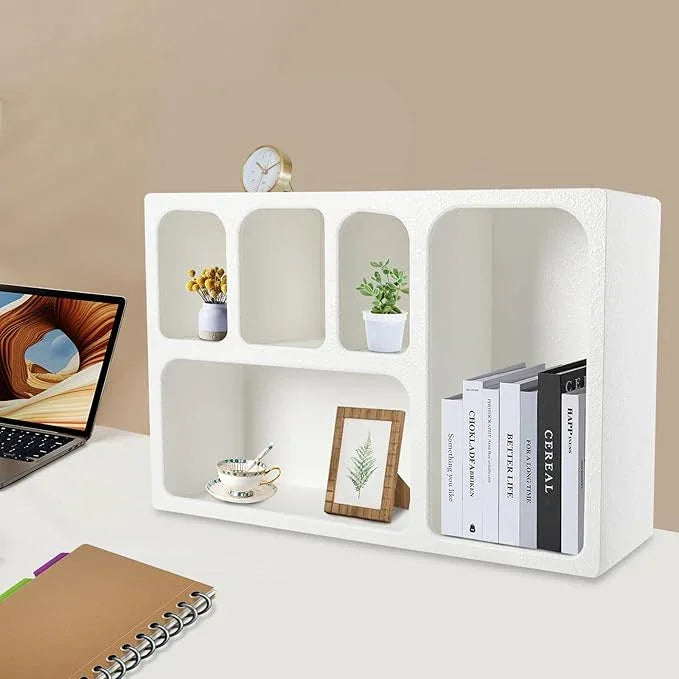 Wall Mounted Storage Cabinet,Modern Geometric Arched Wall Storage Cabinet for Bedrooms, Kitchens, Living Rooms, Bathrooms Corridors 23.62 * 7.87 * 15.75in (White) - ModernBath