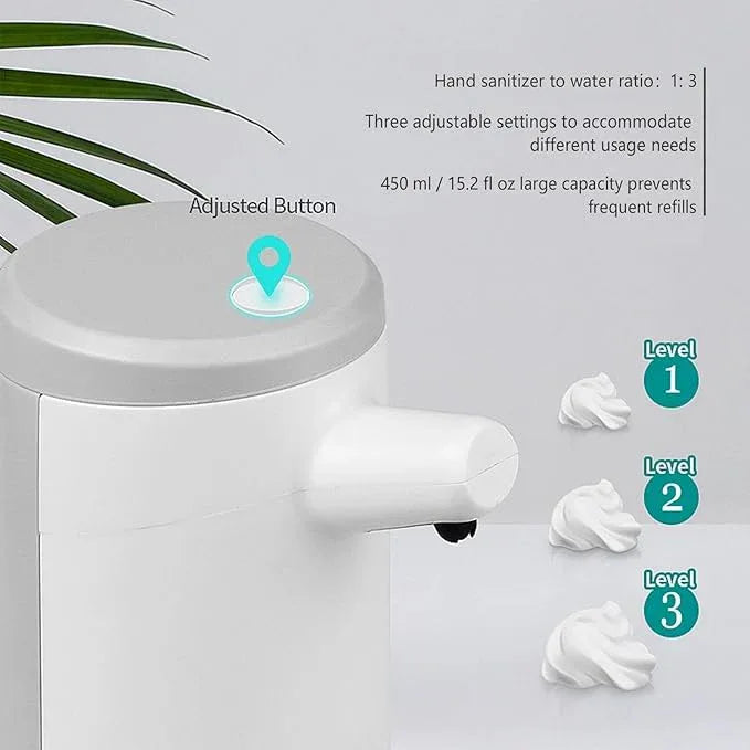 WEALTHYHEART Automatic Soap Dispenser Touchless 15.2oz with Smart Sensor, USB Rechargeable, Hands Free Soap Dispenser for Bathroom & Kitchen - ModernBath