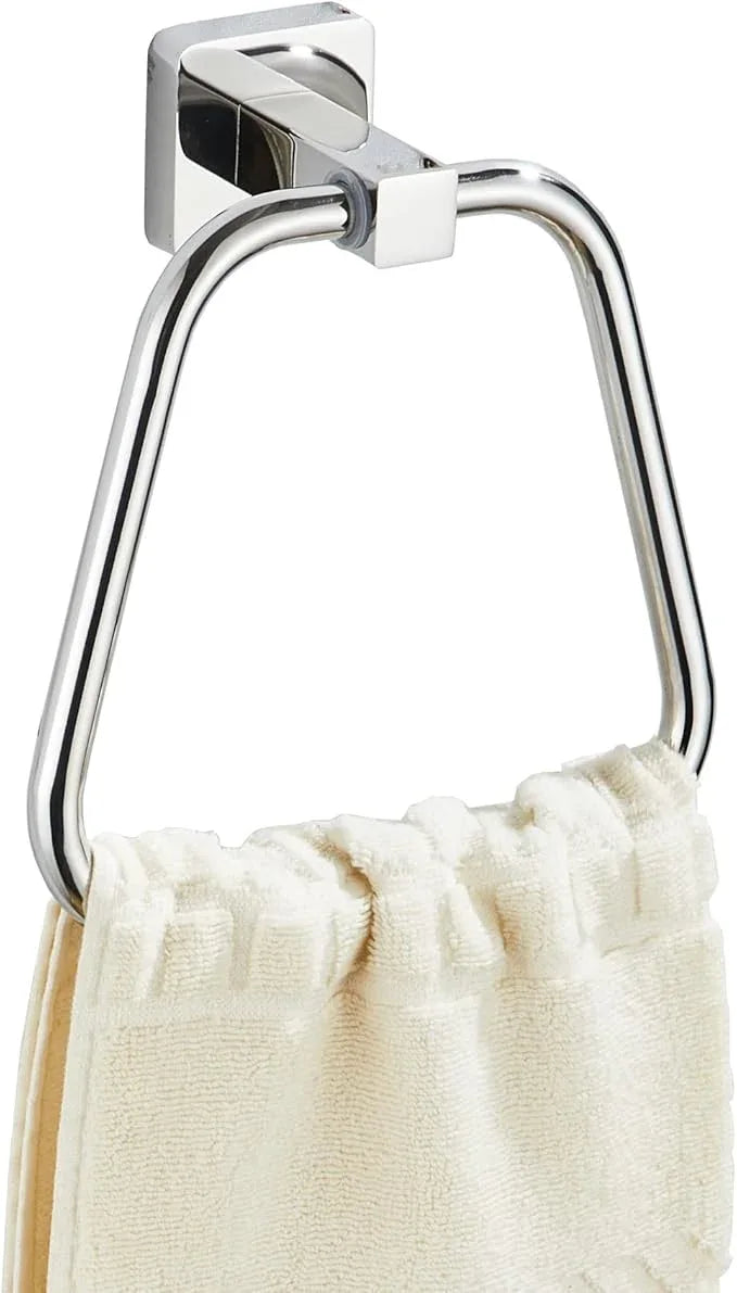 Chrome Towel Ring for Bathroom, Kitchen Bath Towel Holder Hangers Wall Mount Heavy Duty Stainless Steel - ModernBath