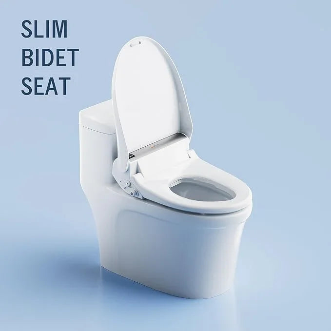Lotus Bidet Seat ATS-2000 Elongated, Premier Class, Purestream Function(Constipation Relief) Heated Seat With Wireless Remote Control, Unlimited Warm Water, Warm Air Dryer, Made in Korea - ModernBath
