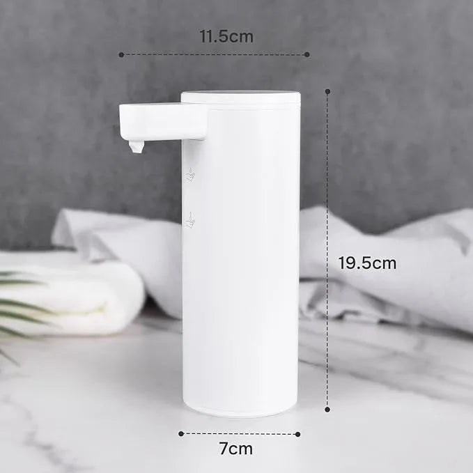 Automatic Soap Dispenser Stainless Steel with Sensor Infrared Soap Dispenser Electric IPX5 Waterproof USB-C Charging Motion Sensor for Kitchen & Bathroom, 9oz (White) - ModernBath