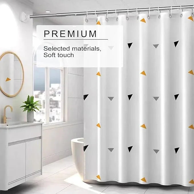 LQFMEHOT Shower Curtain Liner, 5G Shower Liners with 12 Rustproof Metal Grommets and Weighted Magnets, Waterproof Duty Shower Curtains for Shower Bathroom 72 x 72 - ModernBath