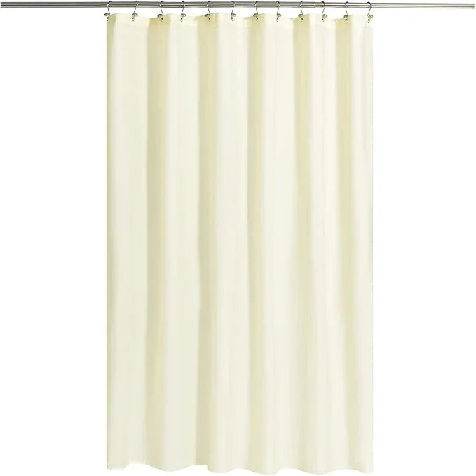 N&Y HOME Fabric Shower Curtain or Liner with Magnets - Cream Shower Curtain for Bathroom with Hotel Quality, Machine Washable - Sand, 72x72 - ModernBath