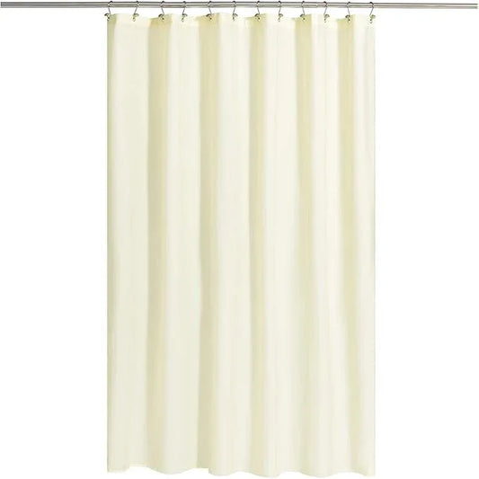N&Y HOME Fabric Shower Curtain or Liner with Magnets - Cream Shower Curtain for Bathroom with Hotel Quality, Machine Washable - Sand, 72x72 - ModernBath