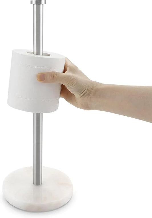 KES Free Standing Toilet Paper Holder Storage with Heavy Marble Base 3 Rolls 18/8 Stainless Steel,Toilet Tissue Holder Brushed Finish, BPS202S39-2 - ModernBath