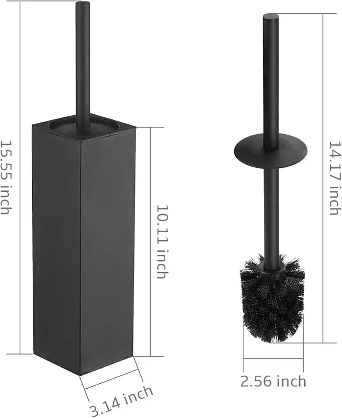 Stainless Steel Toilet Bowl Brush and Holder for Bathroom Storage Organization - ModernBath