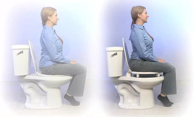 Centoco 3 inch Raised Toilet Seat for Seniors, Elongated, Open Front No Cover, Plastic, Made in the USA, 3L500STSCC-001, White - ModernBath