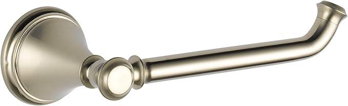 Delta Cassidy (1-Pack) Toilet Paper Holder Brilliance Stainless Steel Tissue Roll Holder for Bathroom Organization and Storage Single Post Toilet Tissue Holder Wall Bathroom Accessories 79750-SS - ModernBath